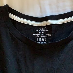 Men’s LOGG long sleeve tee XL.